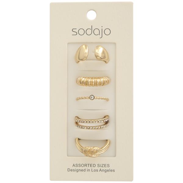 SODAJO ASSORTED MIX RING SET