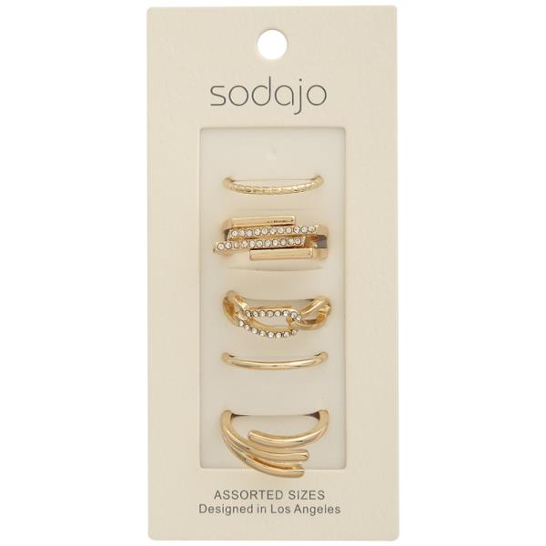 SODAJO ASSORTED MIX RING SET