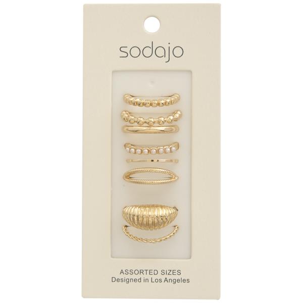SODAJO ASSORTED MIX RING SET