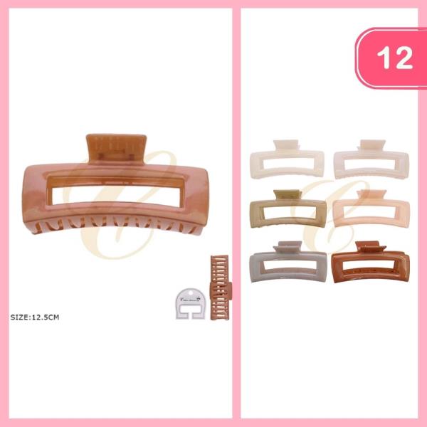 HAIR CLAW CLIP (12 UNITS)