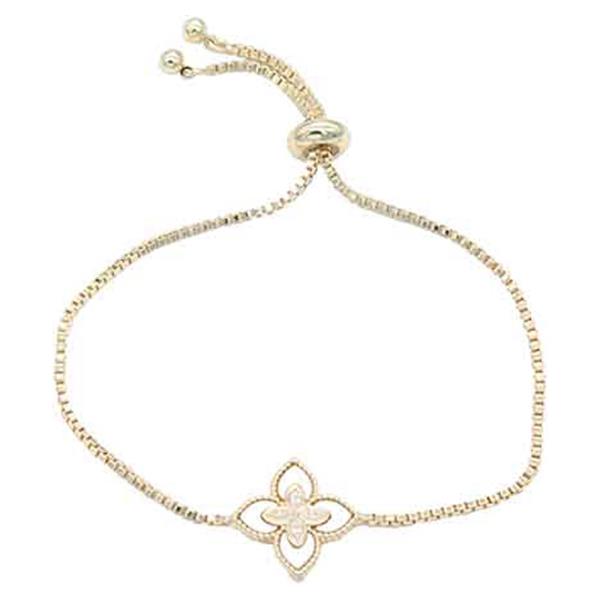 14K MOP LARIAT BRACELET
