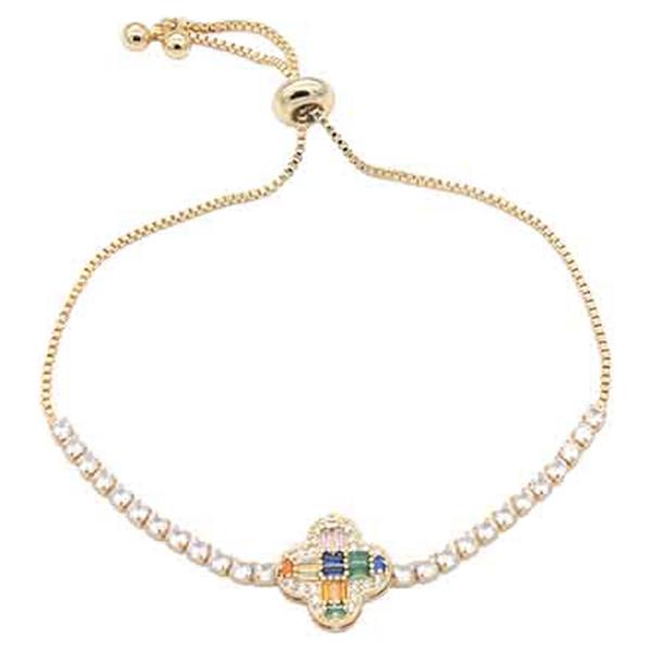 CZ LARIAT BRACELET