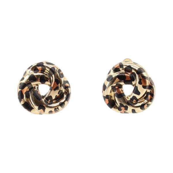 ANIMAL PRINT EARRING