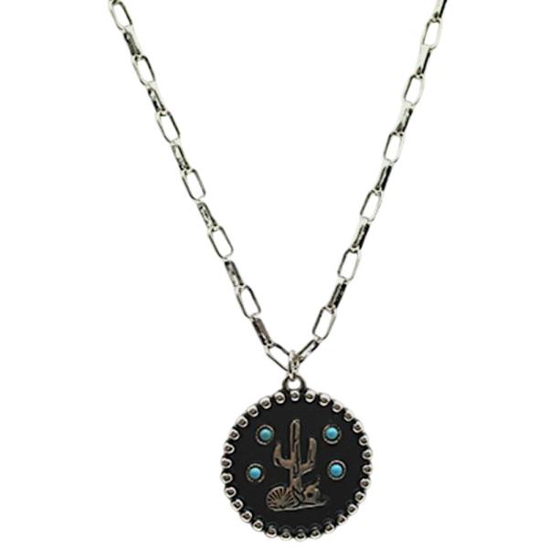 CACTUS PENDANT  NECKLACE