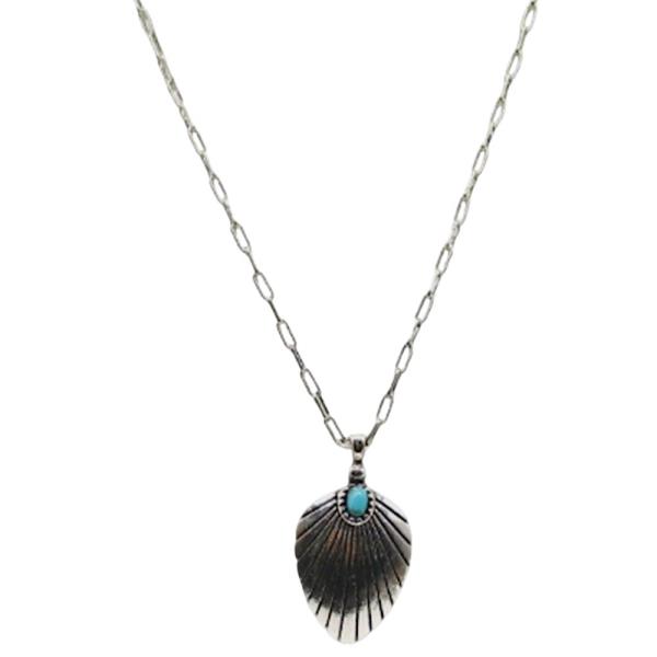 WESTERN TQ SUNBURST CONCHO NECKLACE