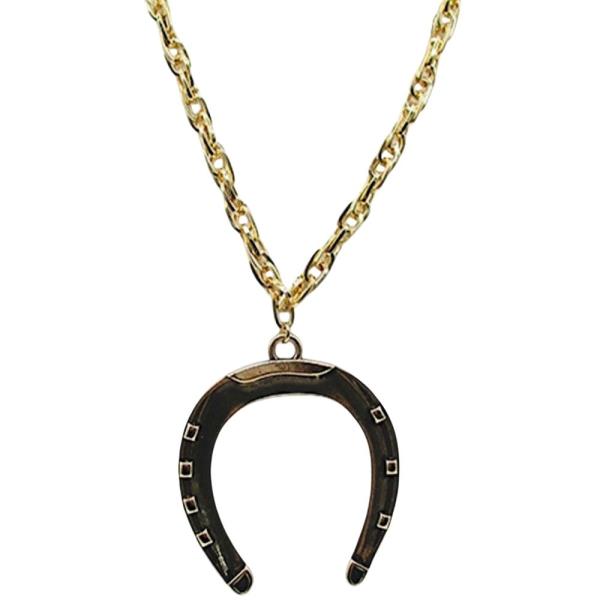 WESTERN LARGE HORSESHOE CHAIN NECKLACE