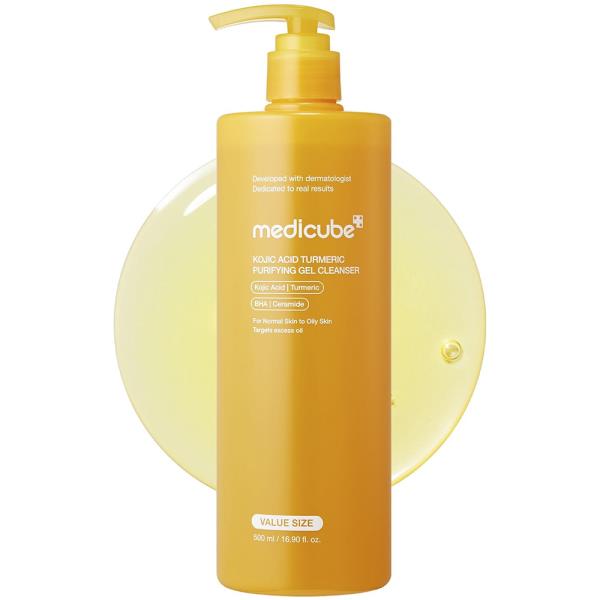 MEDICUBE KOJIC ACID TURMERIC PURFIYING GEL CLEANSER