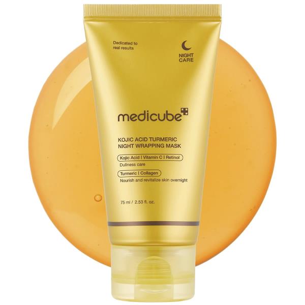 MEDICUBE KOJIC ACID TURMERIC NIGHT WRAPPING MASK