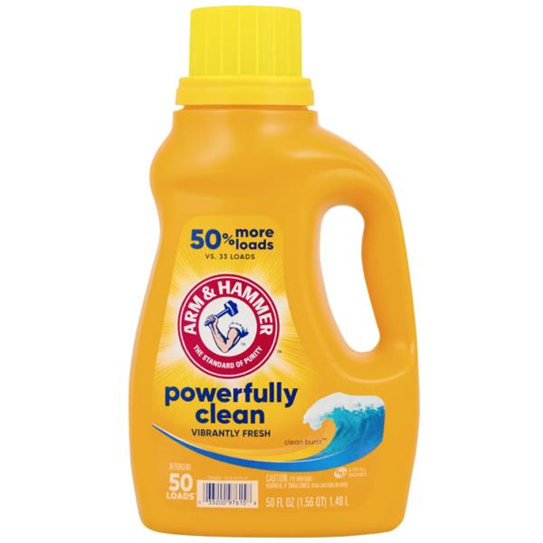 ARM AND HAMMER LAUNDRY DETERGENT CLEAN BURST