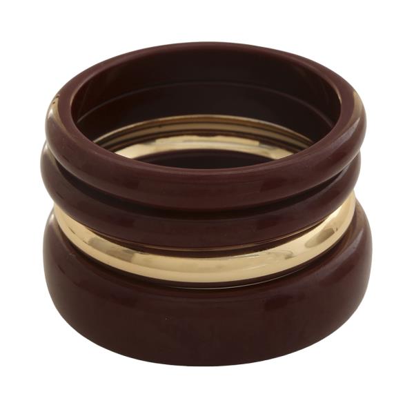 SDJ RETRO STACKED BANGLE BRACELET