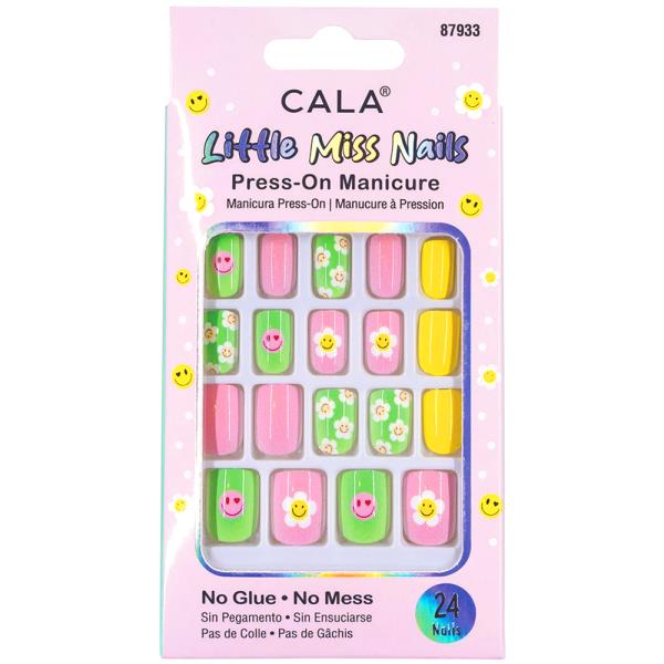 CALA LITTLE MISS NAILS YELLOW GREEN DECORATION SET