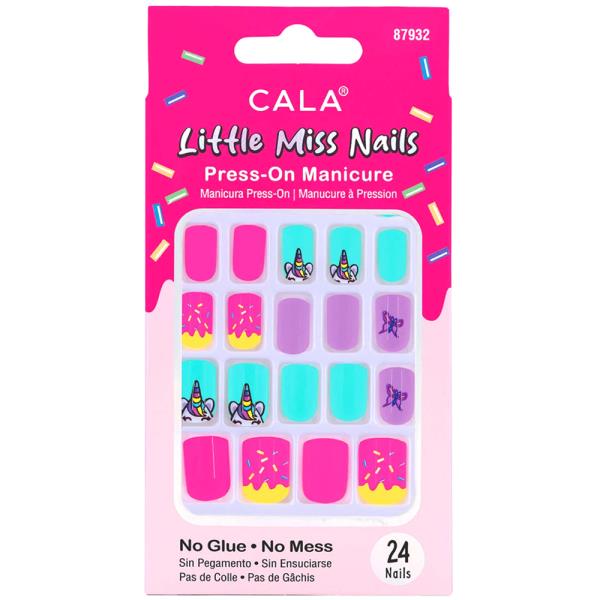 CALA LITTLE MISS NAILS PINK LILAC DECORATION SET
