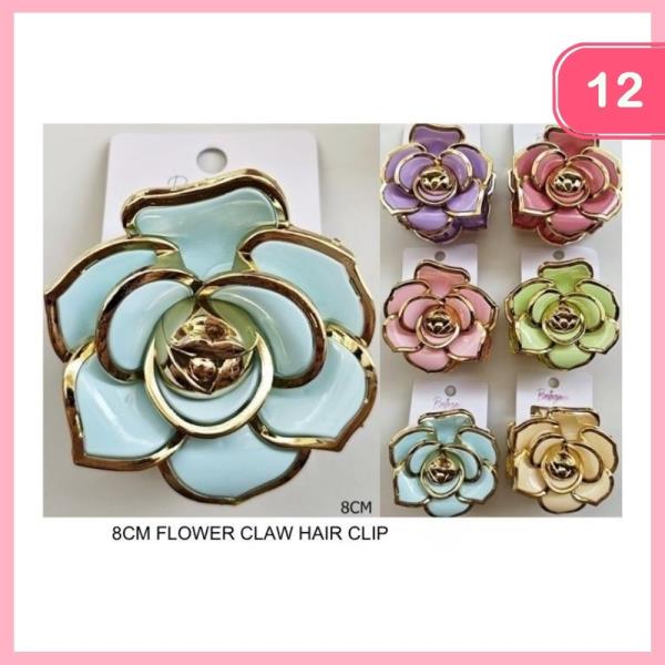 FLOWER HAIR TIE (12 UNITS)