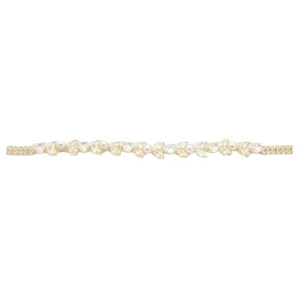 CZ FLORAL TENNIS BRACELET