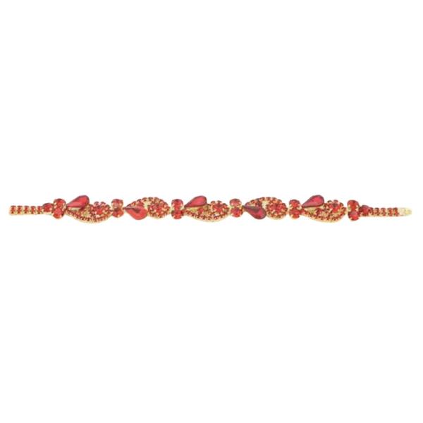 RHINESTONE MARQUISE LEAF TENNIS BRACELET