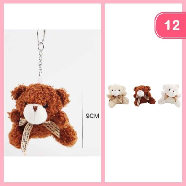 TEDDY BEAR KEYCHAIN (12 UNITS)