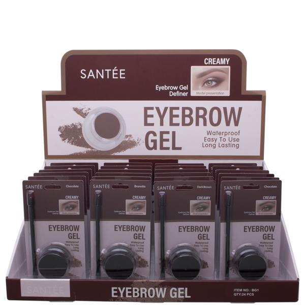SANTEE CREAMY EYEBROW GEL DEFINER (24 UNITS)