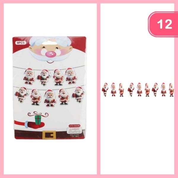 SANTA CLAUS BANNER (12 UNITS)