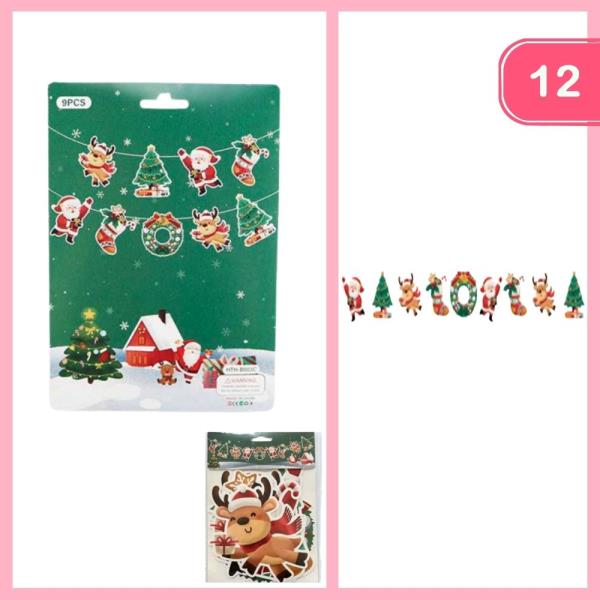 CHRISTMAS BANNER (12 UNITS)
