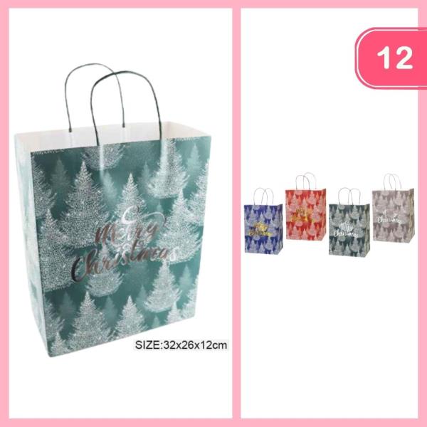CHRISTMAS GIFT BAG (12 UNITS)