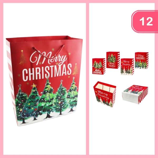 CHRISTMAS GIFT BAG (12 UNITS)