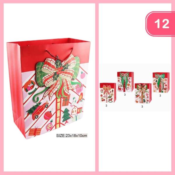 CHRISTMAS GIFT BAG (12 UNITS)