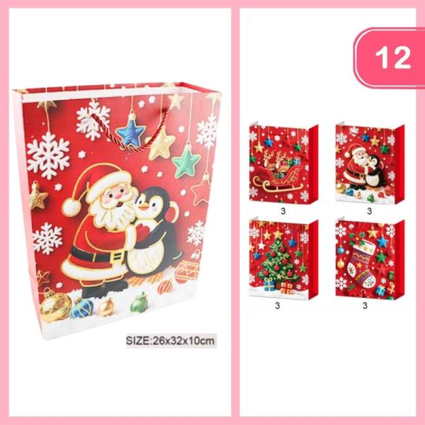 CHRISTMAS GIFT BAG (12 UNITS)
