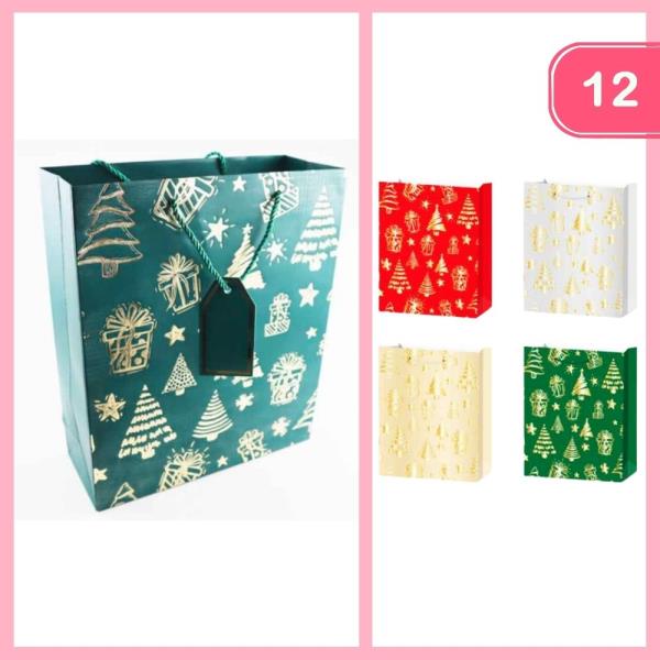 CHRISTMAS GIFT BAG (12 UNITS)