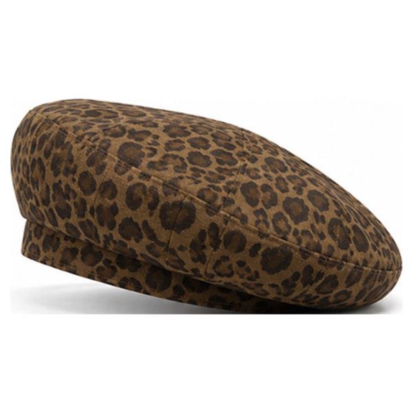 LEOPARD PRINT BERET