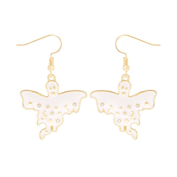 HALLOWEEN WHITE GHOST EARRING