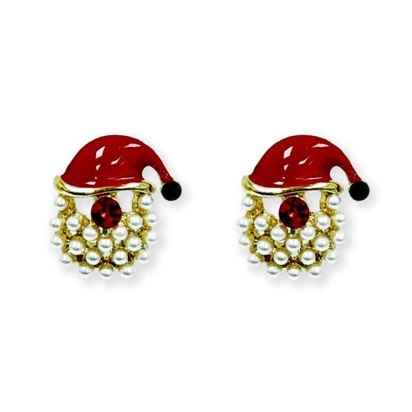 SANTA STUD EARRING