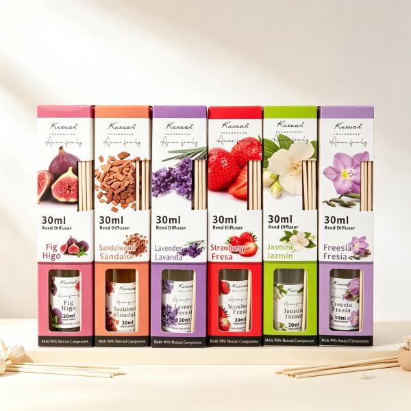 NATURAL SCENT MINI REED DIFFUSER 30 ML NATURAL COMPONENTS