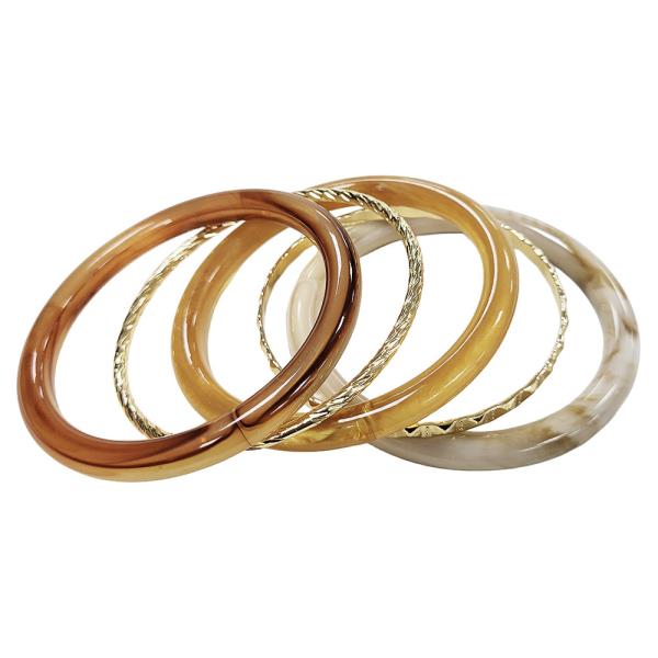 ACRYLIC BANGLE BRACELET SET