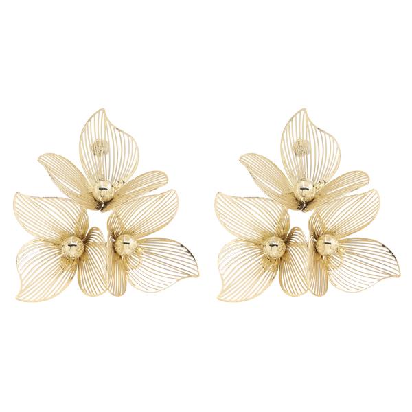 SDJ FLORAL CLUSTER FILIGREE STYLE EARRING