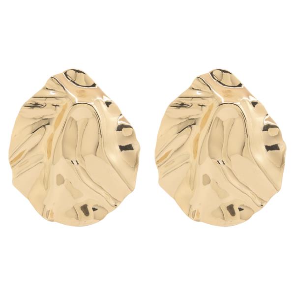SDJ MOLTEN METAL TEXTURE EARRING
