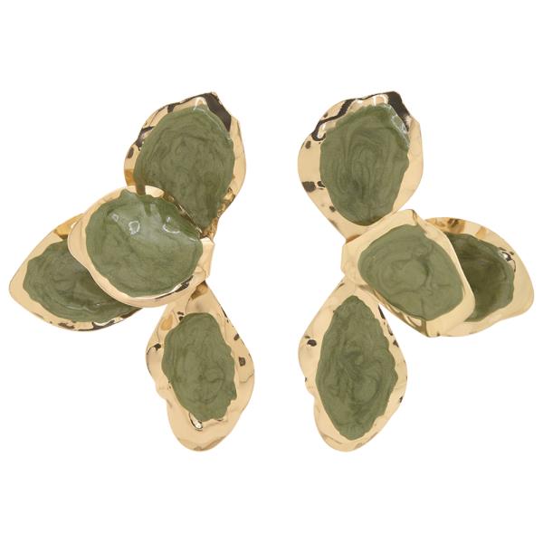 SDJ IRREGULAR PETAL SHAPED EARRING