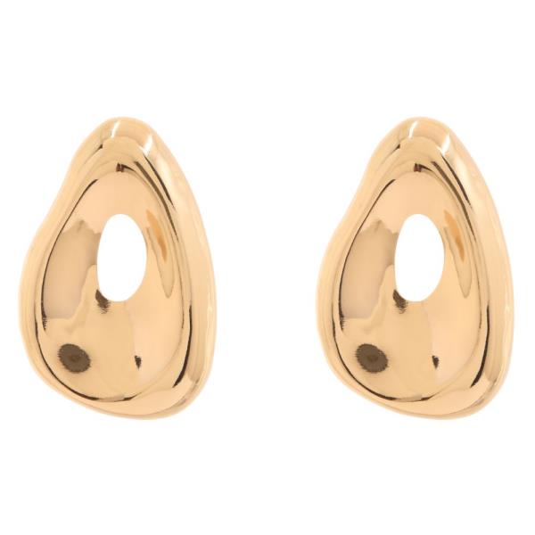 SDJ ORGANIC OPEN TEARDROP POST EARRING