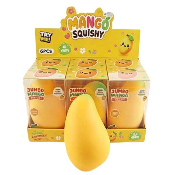 MANGO SQUISHY SQUEEZE TOY (6 UNITS)