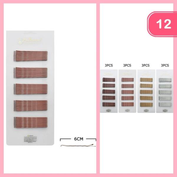 BOBBY PINS (12 UNITS)