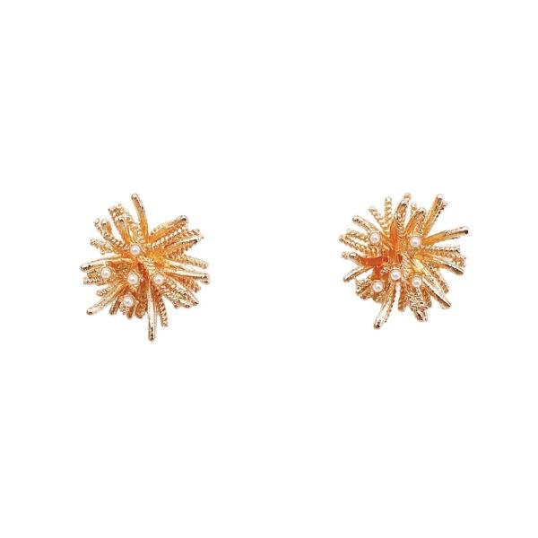 PEARL SEALIFE SEA URCHIN STUD EARRING