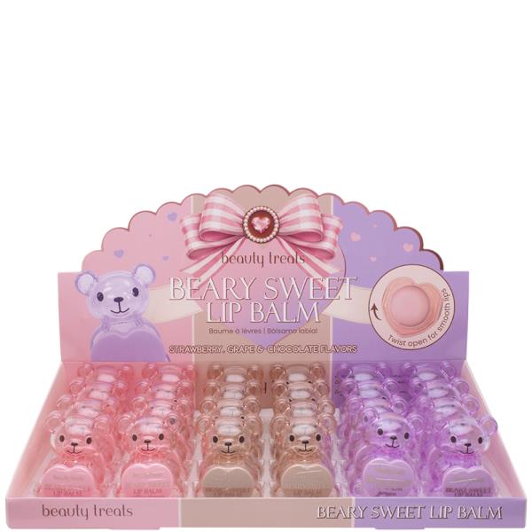 BEAUTY TREATS BEARY SWEET LIP BALM (24 UNITS)