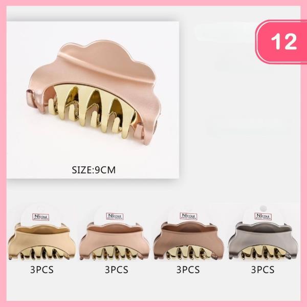 HAIR CLAW CLIP (12 UNITS)