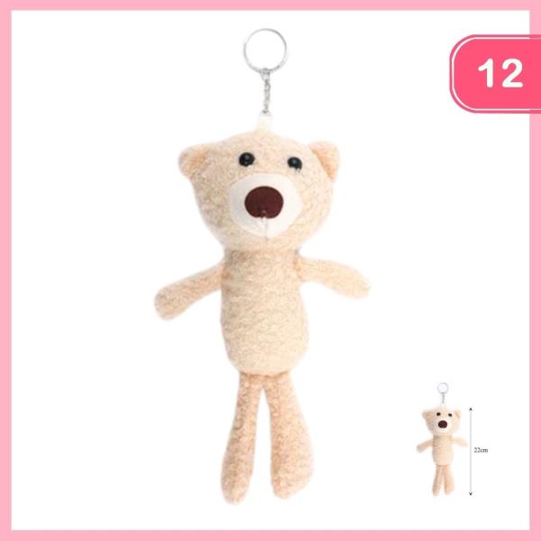 TEDDY BEAR KEYCHAIN (12 UNITS)