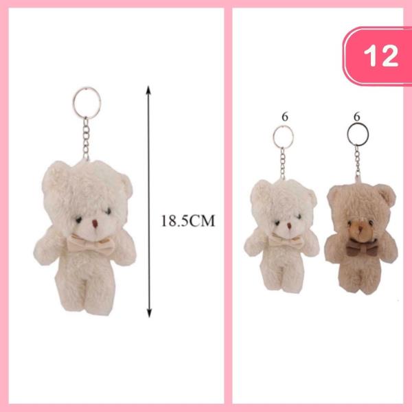 TEDDY BEAR KEYCHAIN (12 UNITS)