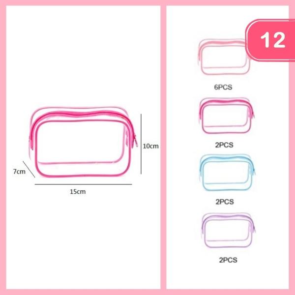 CLEAR POUCH (12 UNITS)