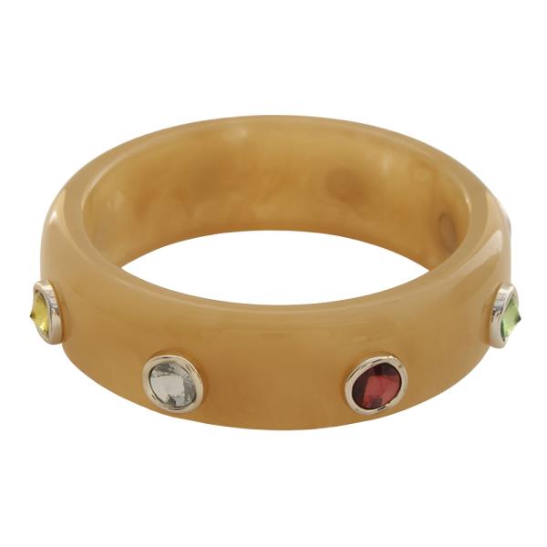 SDJ CRYSTAL STUD BANGLE BRACELET