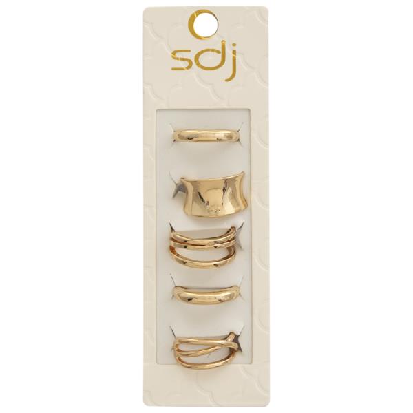 SDJ MINIMALIST MIX ASSORTED MULTI RING SET
