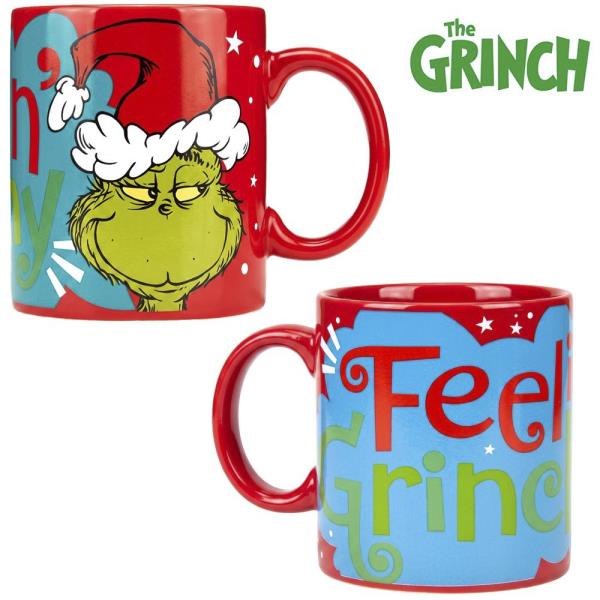 FEEL THE GRINCH CERAMIC MUG