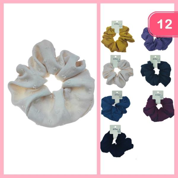 HAIR SCRUNCHIE (12 UNITS)
