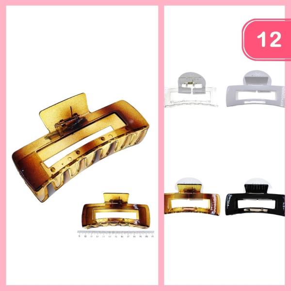 HAIR CLAW CLIPS (12 UNITS)